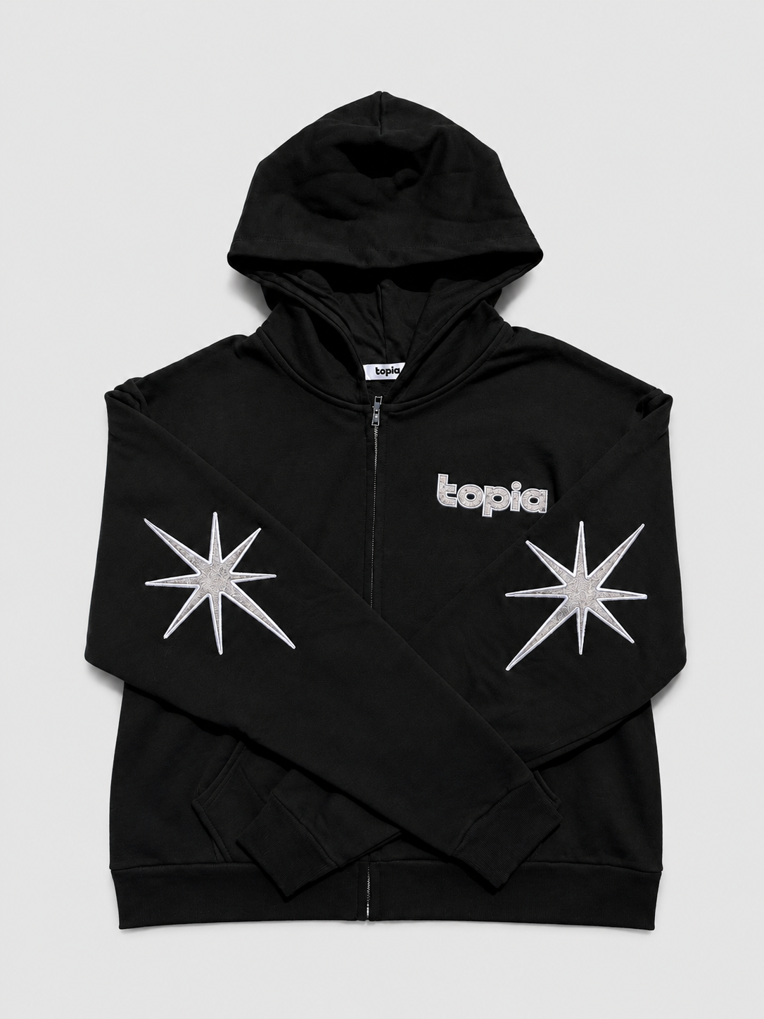 Polaris Zip Hoodie - Black